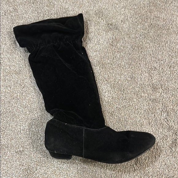 Breckelles Black Tall Pirate Style Two-Way Boots - Picture 2 of 8